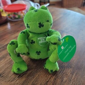 American Greetings Irish Frog Plush